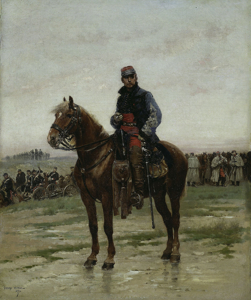 En ridende offiser - Édouard Detaille
