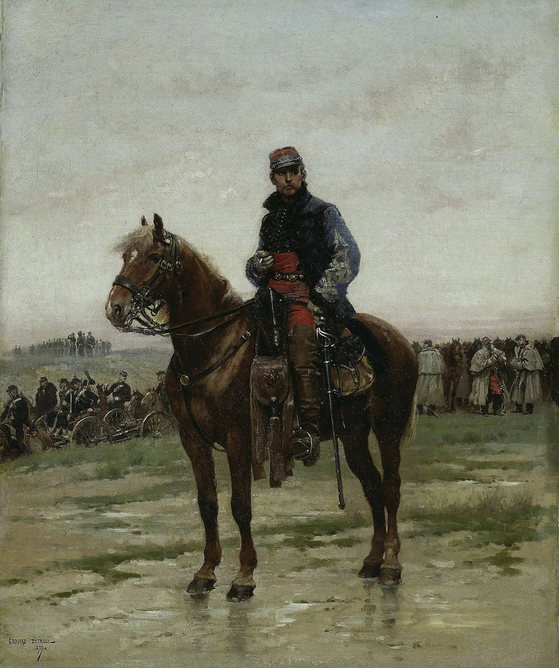 En ridende offiser - Édouard Detaille