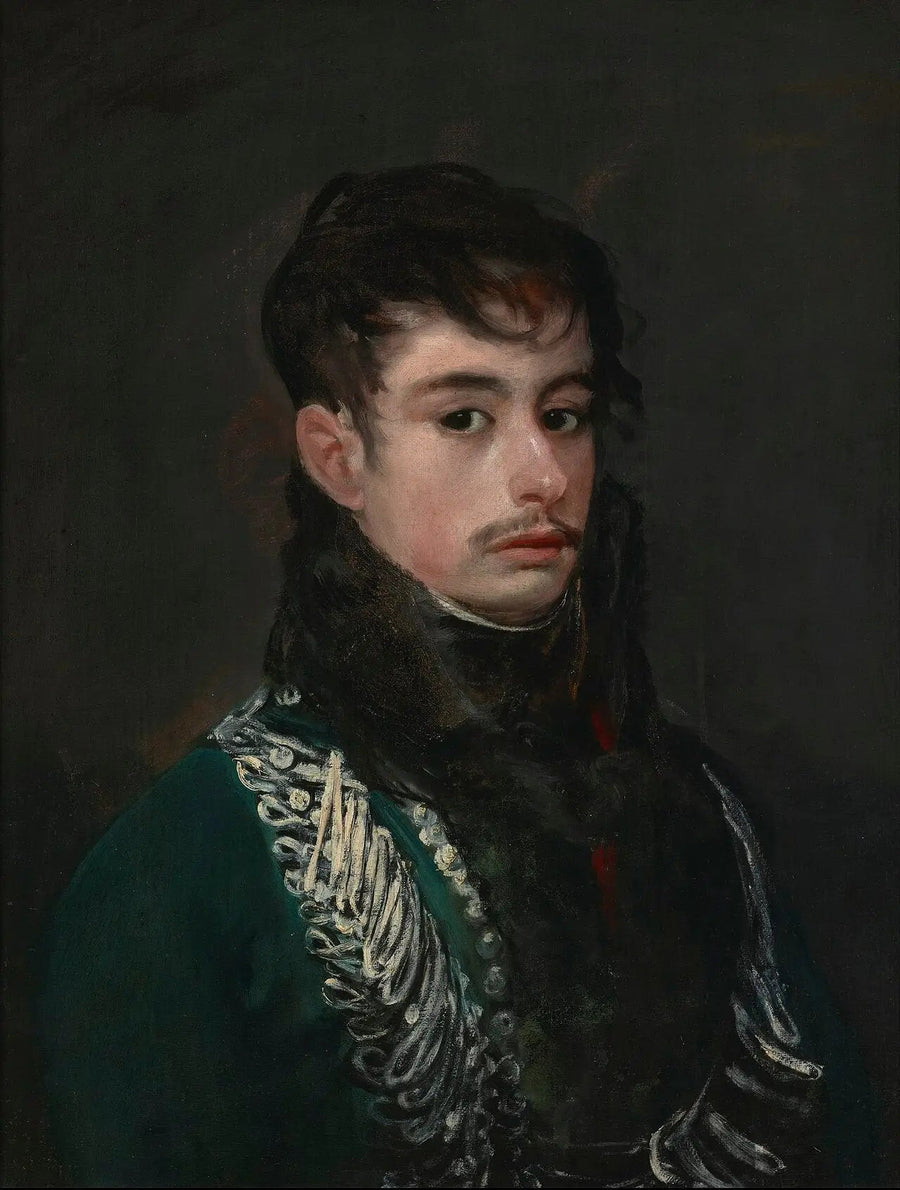 En offiser (sannsynligvis greven av Teba) - Francisco de Goya