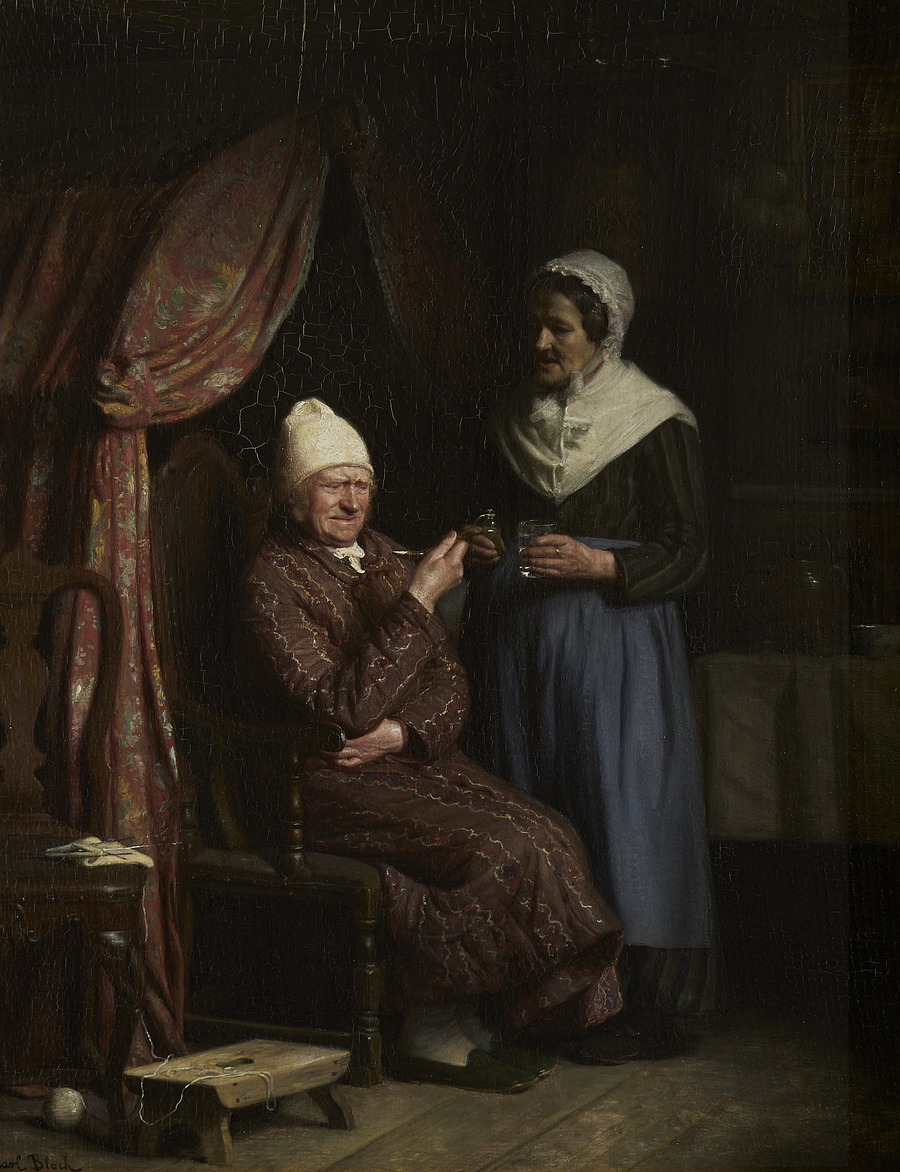 En pasient. - Carl Heinrich Bloch
