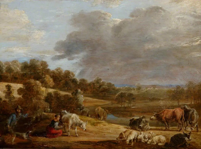 Et landskap med en kvinne som melker - David Teniers den Yngre

Source:
Un paysage avec une femme en train de traire - David Teniers le Jeune