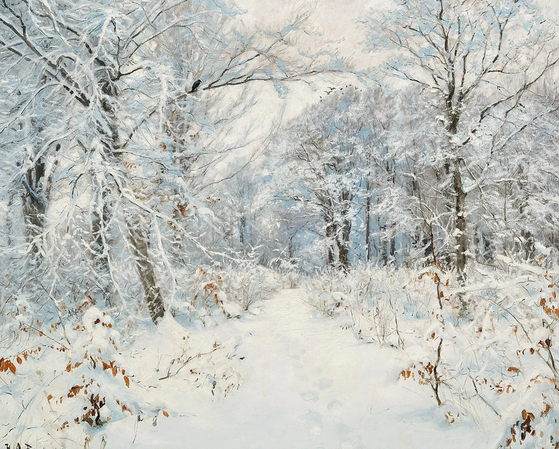 Et vinterlandskap av skog. - H. A. Brendekilde

Source:
Un paysage de forêt d'hiver. - H. A. Brendekilde