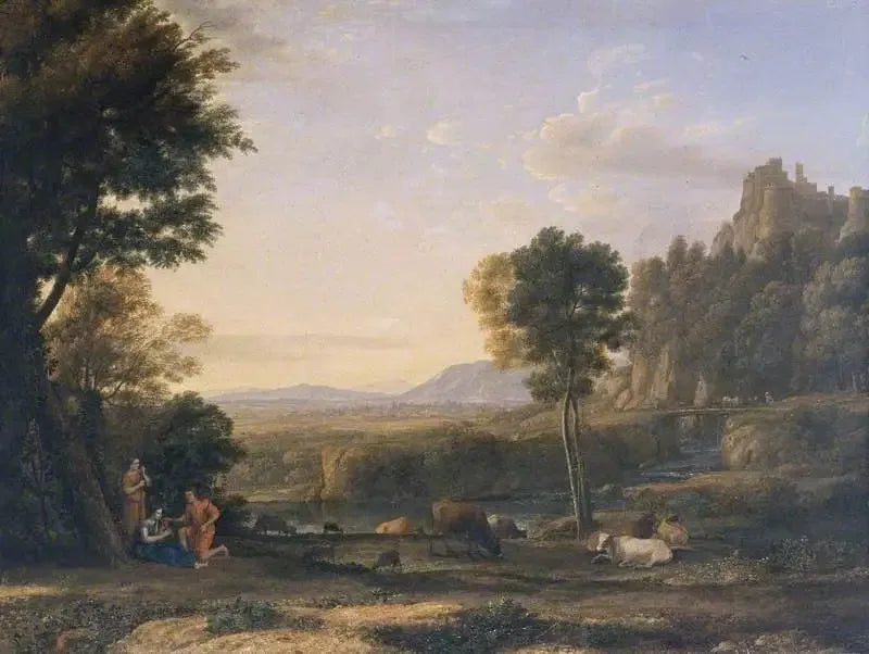 Et landskap med landsbygd - Claude Lorrain