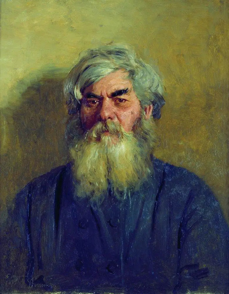 En bonde med et dårlig øye. - Ilya Repin