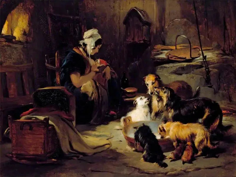 En liten frokost på høylandet - Edwin Henry Landseer

Source:
Un petit-déjeuner des Highlands - Edwin Henry Landseer