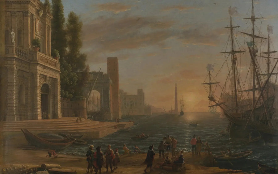 En havn - Claude Lorrain