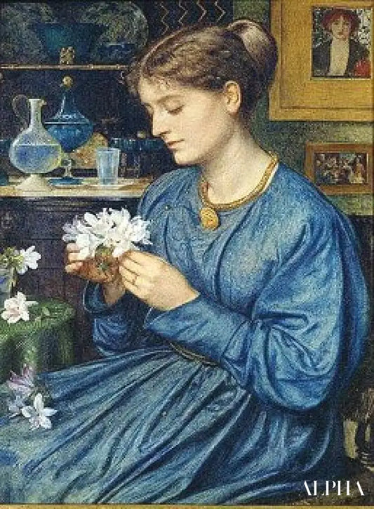 un portrait d'Agnes Macdonald peu avant son mariage à Wolverhampton - Edward Poynter - Reproductions de tableaux et peintures haut de gamme