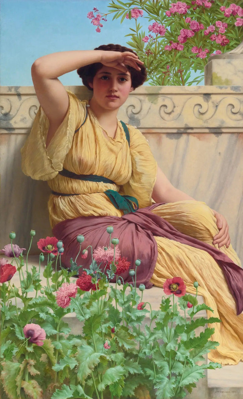 En romantisk avtale - John William Godward