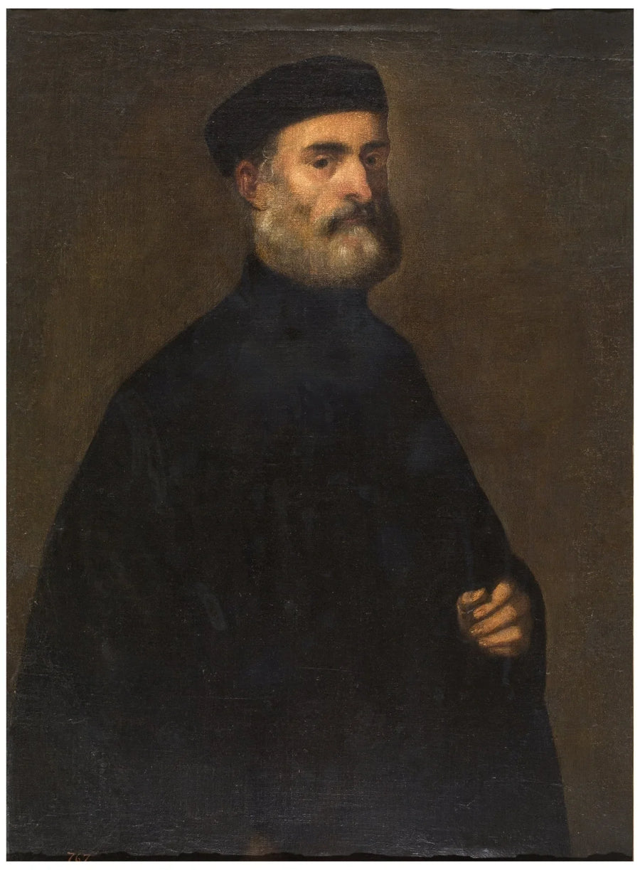 En senator eller en venetiansk sekretær - Jacopo Tintoretto
