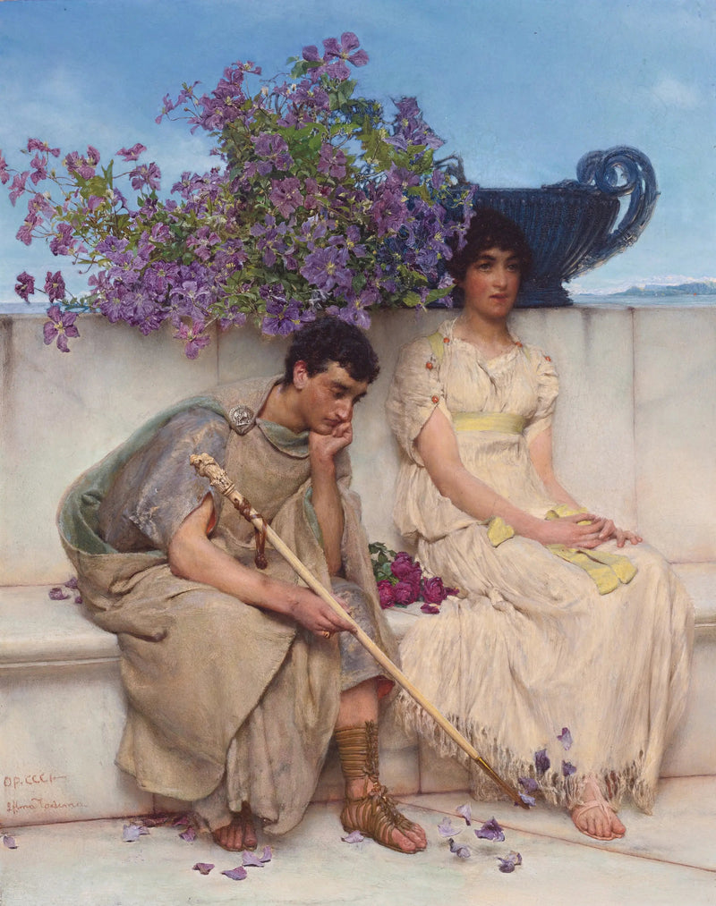 Et eloquint stillhet - Lawrence Alma-Tadema