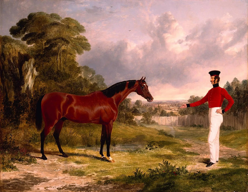 En soldat med en offisers hest - John Frederick Herring, Sr.

Source:
Un soldat avec un destrier d'officier - John Frederick Herring, Sr.