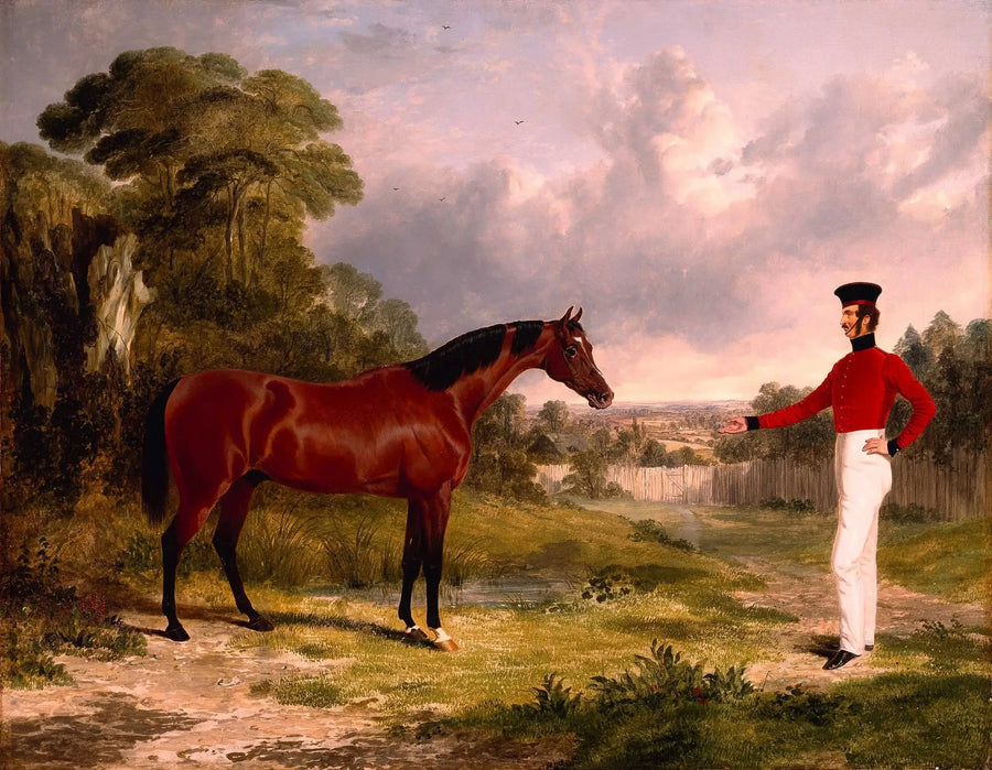 En soldat med en offisers hest - John Frederick Herring, Sr.

Source:
Un soldat avec un destrier d'officier - John Frederick Herring, Sr.