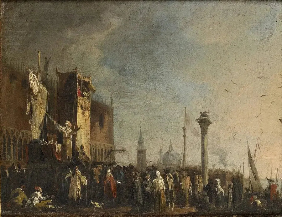 En marionettforestilling på Piazzetta, Venezia - Canaletto

Source:
Un spectacle de marionnettes sur la Piazzetta, Venise - Canaletto