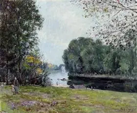 En Sving av Loing - Sommer - Alfred Sisley