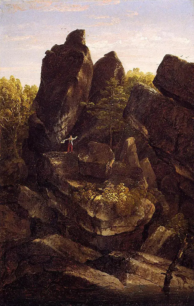 En steinete dal med rokokkestil - Thomas Cole

Source:
Un vallon rocailleux - Thomas Cole