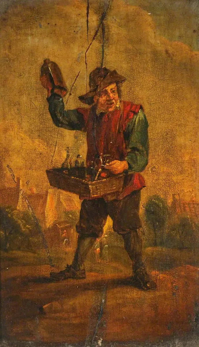 En gatehandler som selger medisiner - David Teniers den Yngre

Source:
Un vendeur ambulant de médicaments - David Teniers le Jeune