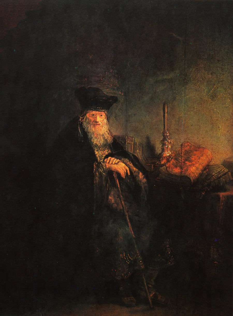 En gammel lærd i et kontor - Rembrandt