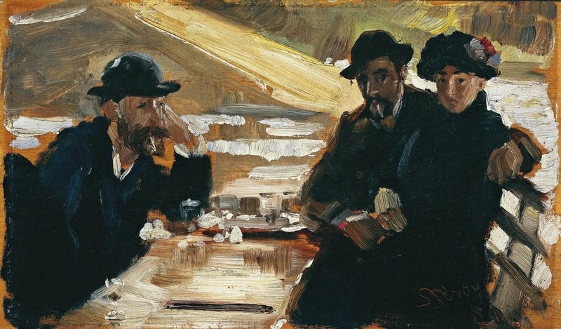 En reise på Seinen - Peder Severin Krøyer