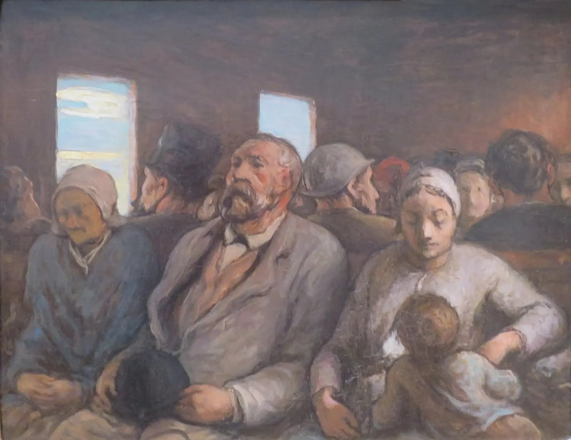 En tredje klasse vogn - Honoré Daumier