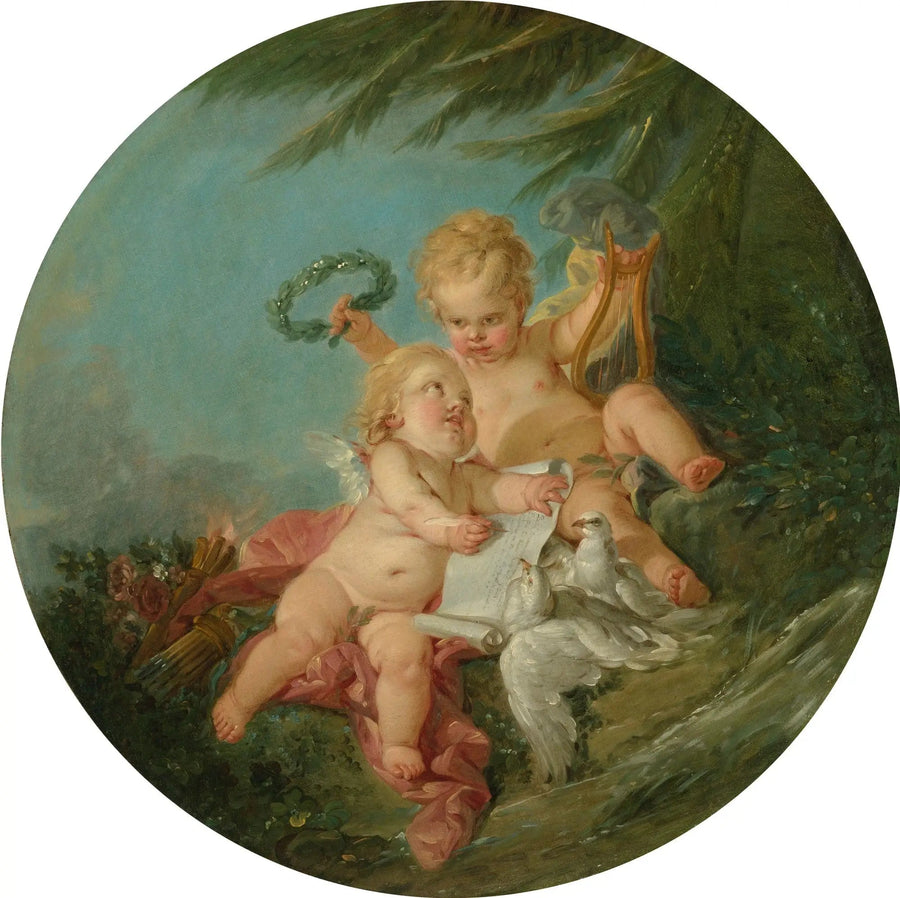 En allegori av poesi - François Boucher