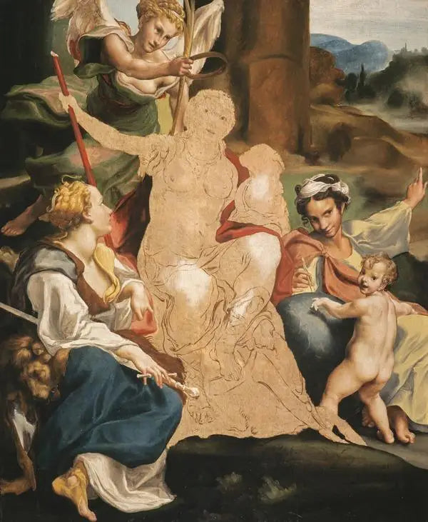 En allegori om dyden (ufullført) - Antonio da Correggio