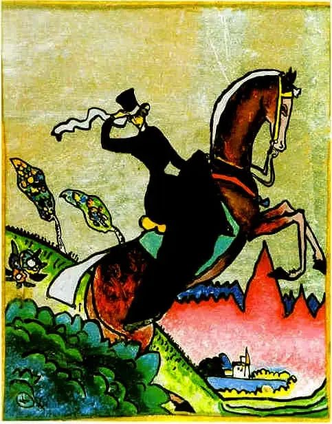En amazone - Vassily Kandinsky