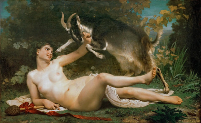En bacchant - Bouguereau