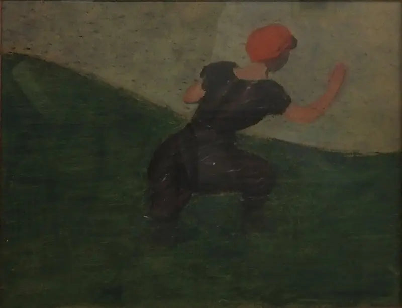 Une baigneuse à Étretat - Félix Vallotton image 1 copie peinte à la main à l’huile