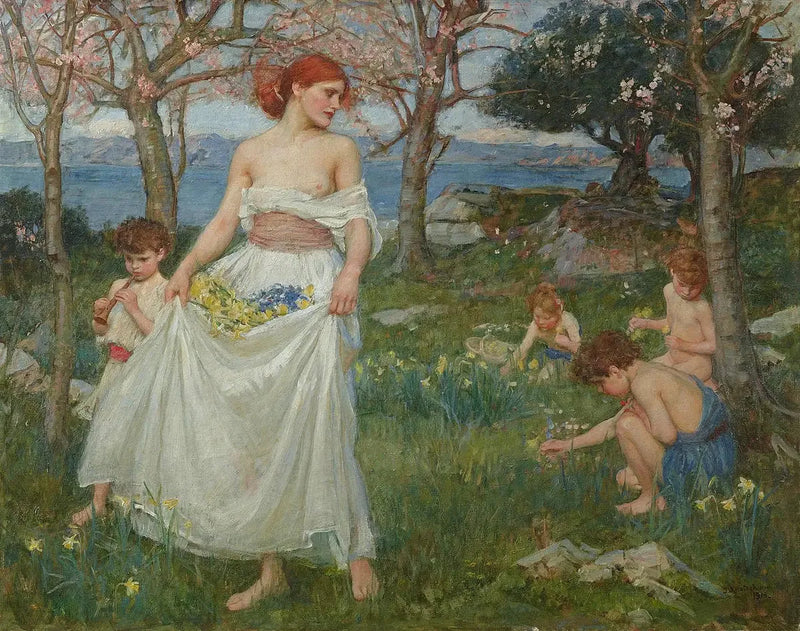 En sang om våren - John William Waterhouse