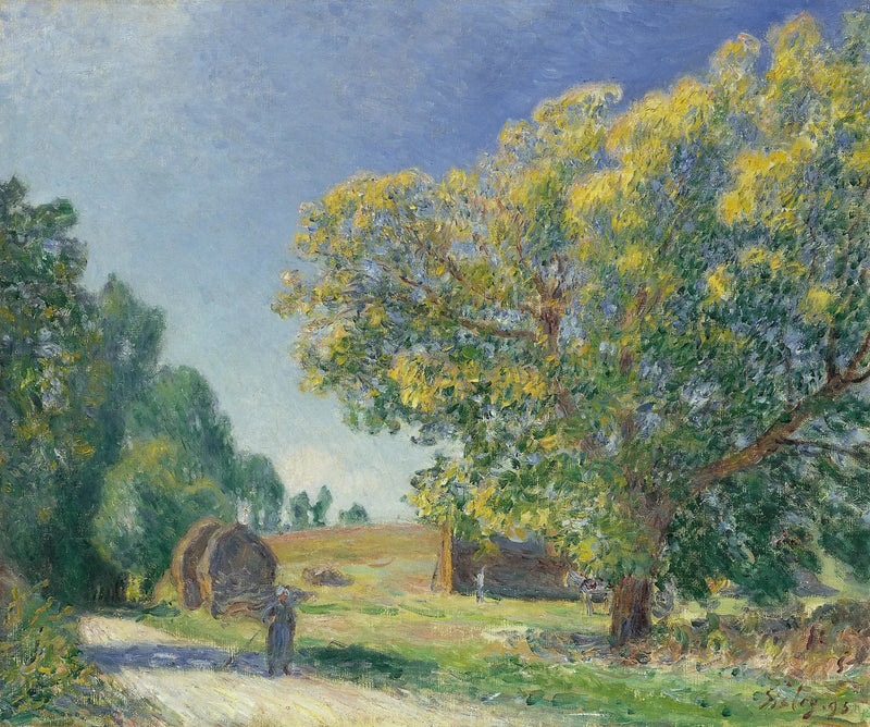 En skoglysning - Alfred Sisley