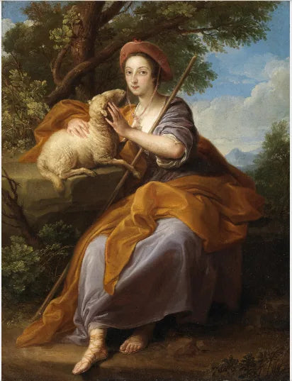 En dame fra Leeson-familien som gjeter - Pompeo Batoni