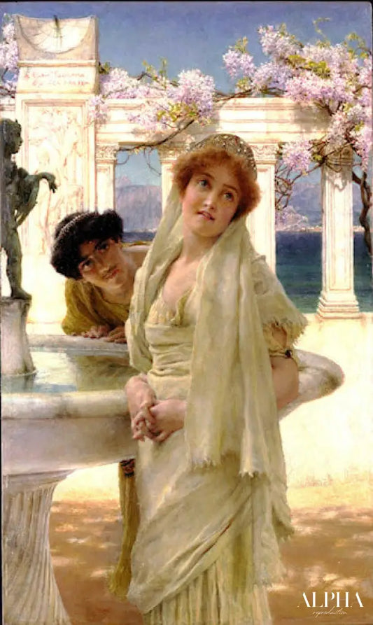 Une divergence d’opinion - Lawrence Alma-Tadema Reproductions de tableaux à la peinture à l’huile