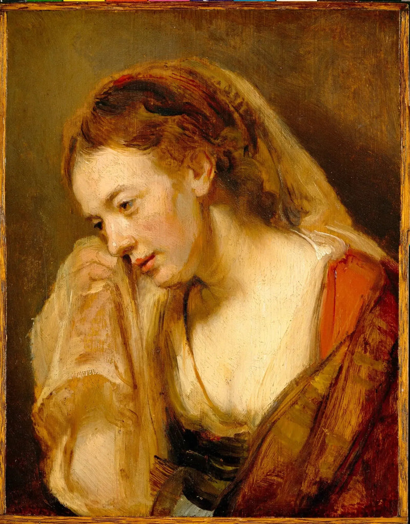 En kvinne som gråter - Rembrandt