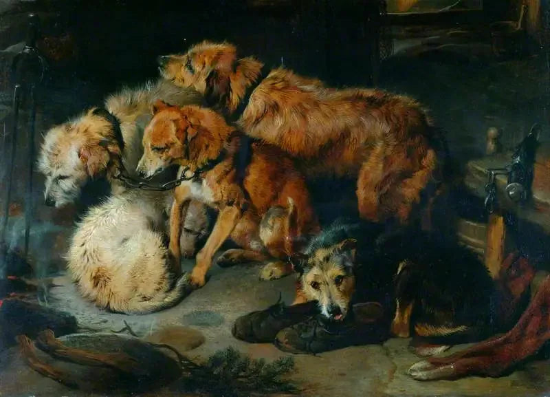 En fest ved peisen - Edwin Henry Landseer

Source:
Une fête au coin du feu - Edwin Henry Landseer