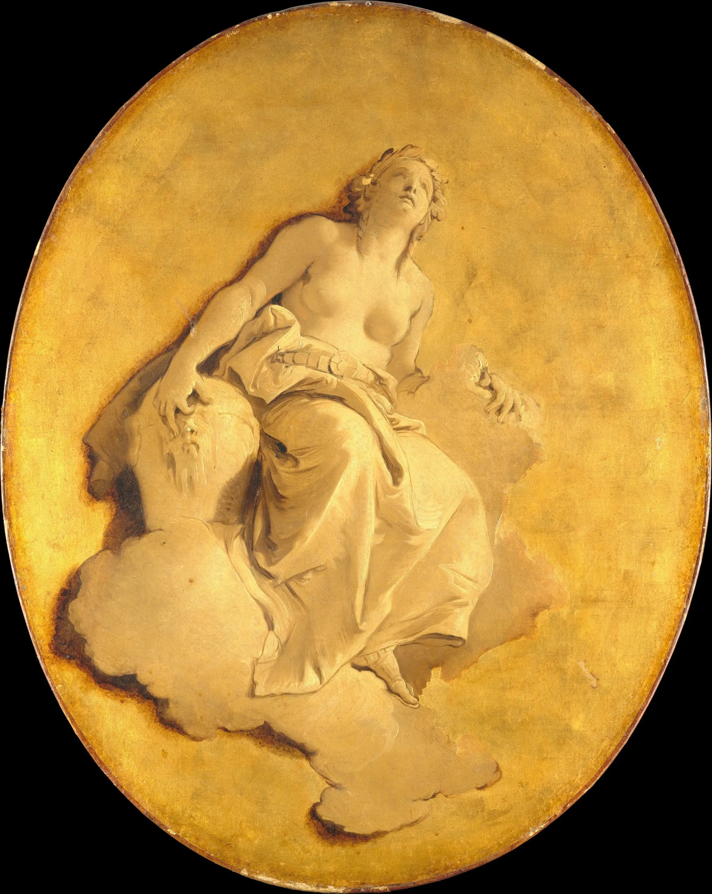 Une figure allégorique féminine - Giovanni Battista Tiepolo - Alpha Reproduction