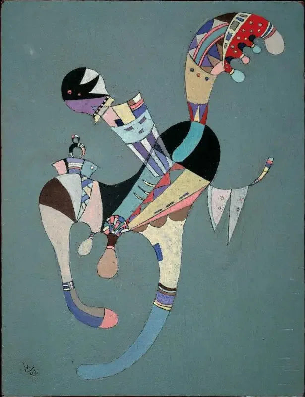 En flytende figur - Vassily Kandinsky