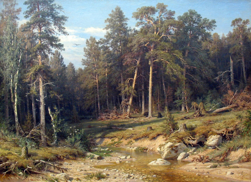 En furuskog. Skog av master i provinsen Viatka. - Ivan Chichkine

Source:
Une forêt de pins. Forêt de mâts dans la province de Viatka. - Ivan Chichkine