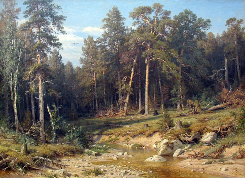 En furuskog. Skog av master i provinsen Viatka. - Ivan Chichkine

Source:
Une forêt de pins. Forêt de mâts dans la province de Viatka. - Ivan Chichkine