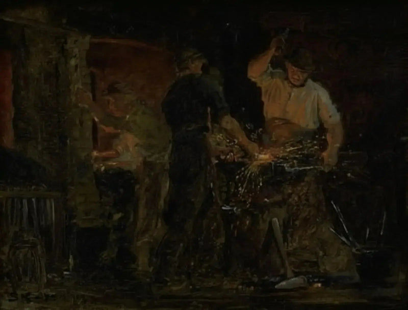 En smie i Hornbæk - Peder Severin Krøyer