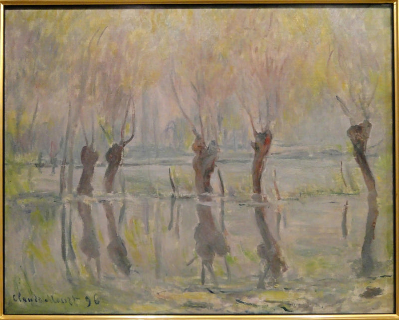 En flom i Giverny - Claude Monet