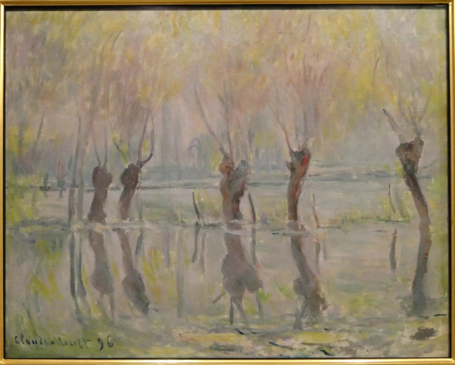 En flom i Giverny - Claude Monet