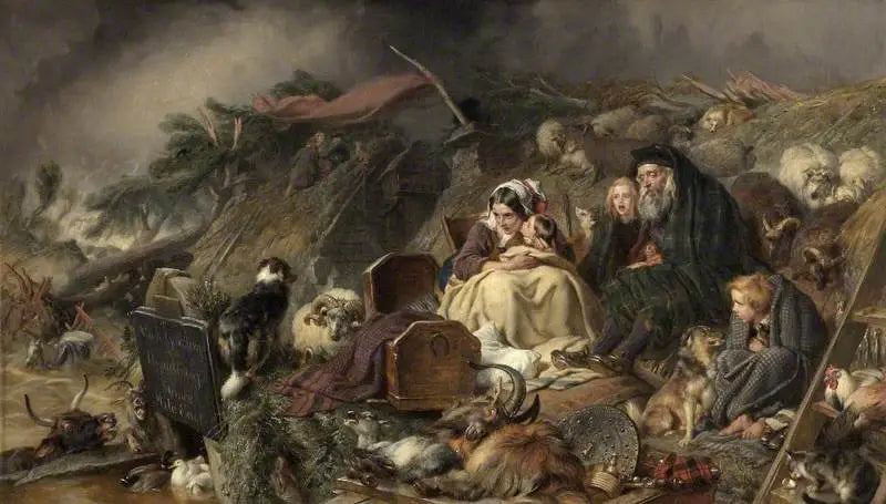 En flom i høylandet - Edwin Henry Landseer

Source:
Une inondation dans les hautes terres - Edwin Henry Landseer
