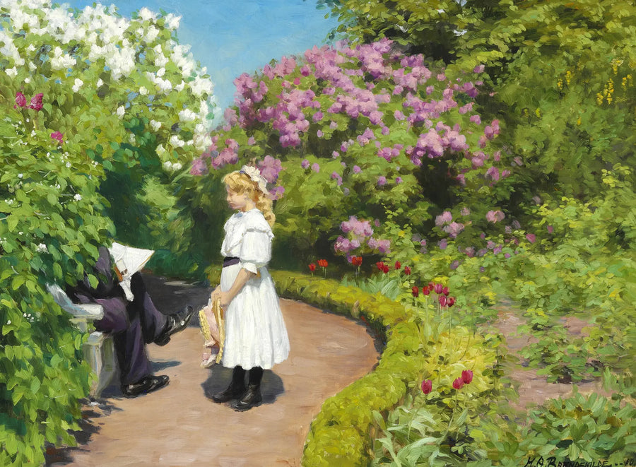 En ung jente med en stråhatt, iført en hvit sommerkjole - H. A. Brendekilde

Source:
Une jeune fille avec un chapeau de paille, vêtue d'une robe d'été blanche - H. A. Brendekilde