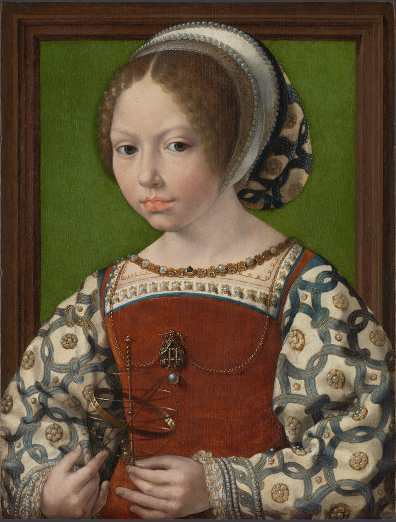 En ung prinsesse (Dorothea av Danmark?) - Jan Gossaert