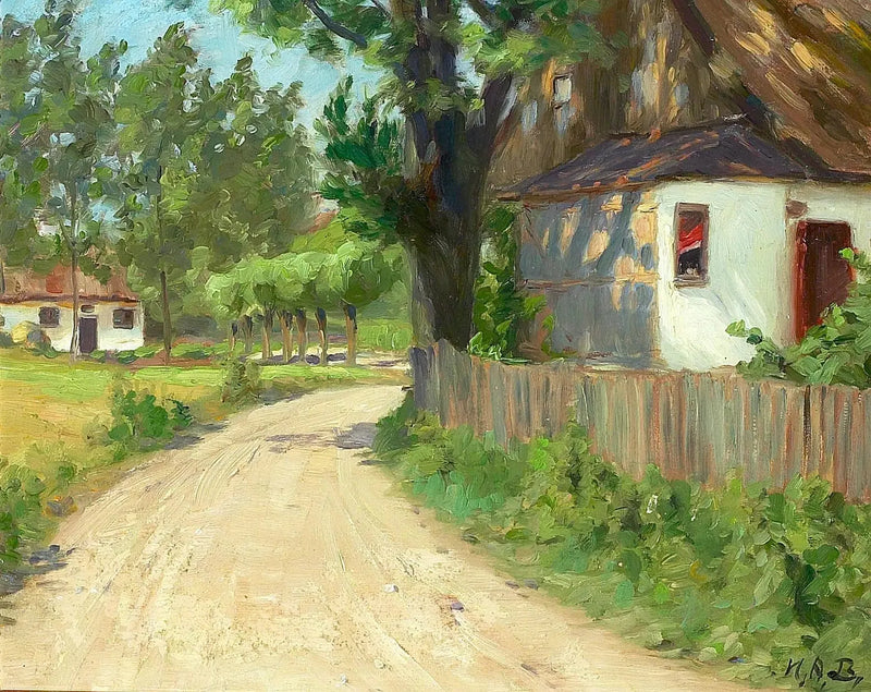 En sommerdag i en landsby i Fionia. - H. A. Brendekilde

Source:
Une journée d'été dans un village de Fionie. - H. A. Brendekilde