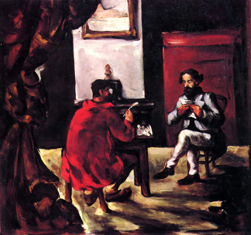 En lesning av Paul Alexis hos Zola - Paul Cézanne