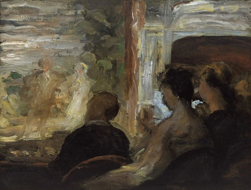 En teaterloge - Honoré Daumier