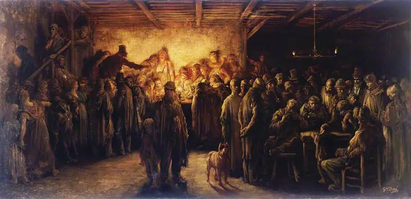 Et fattighus - Gustave Doré