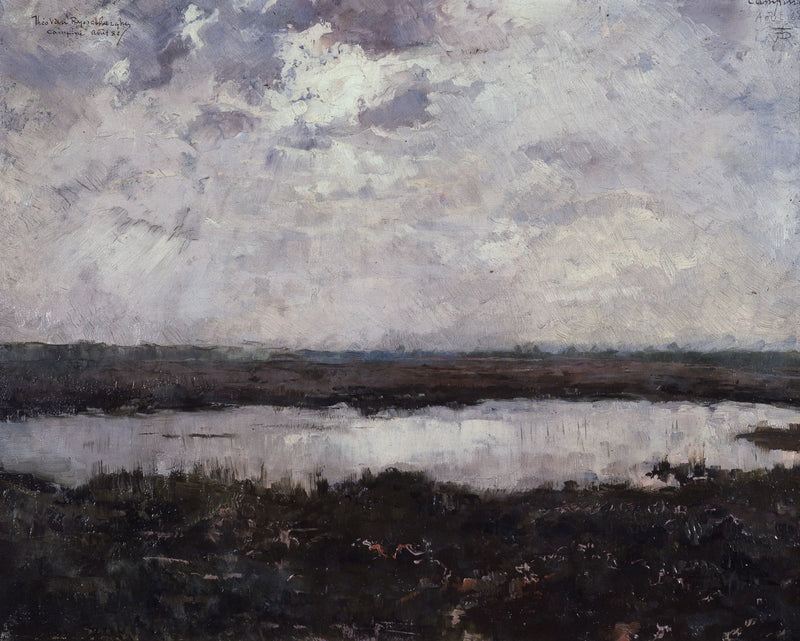 En dam i Campine - Théo van Rysselberghe