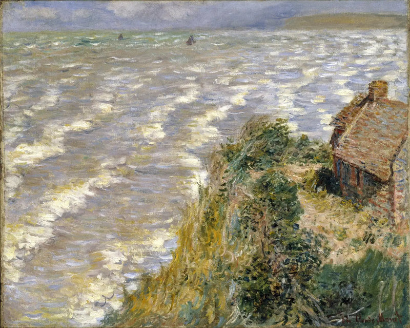 En stigende tidevann i Pourville - Claude Monet